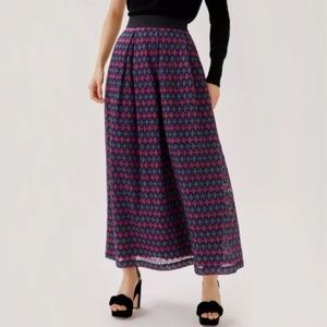 Anthropologie Let Me Be Textured Maxi Skirt Size Small